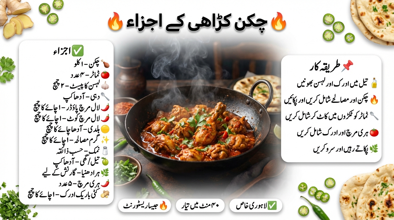 Chicken Karahi Recipe
